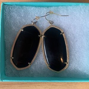 Kendra Scott Elle Drop Earrings - Large black